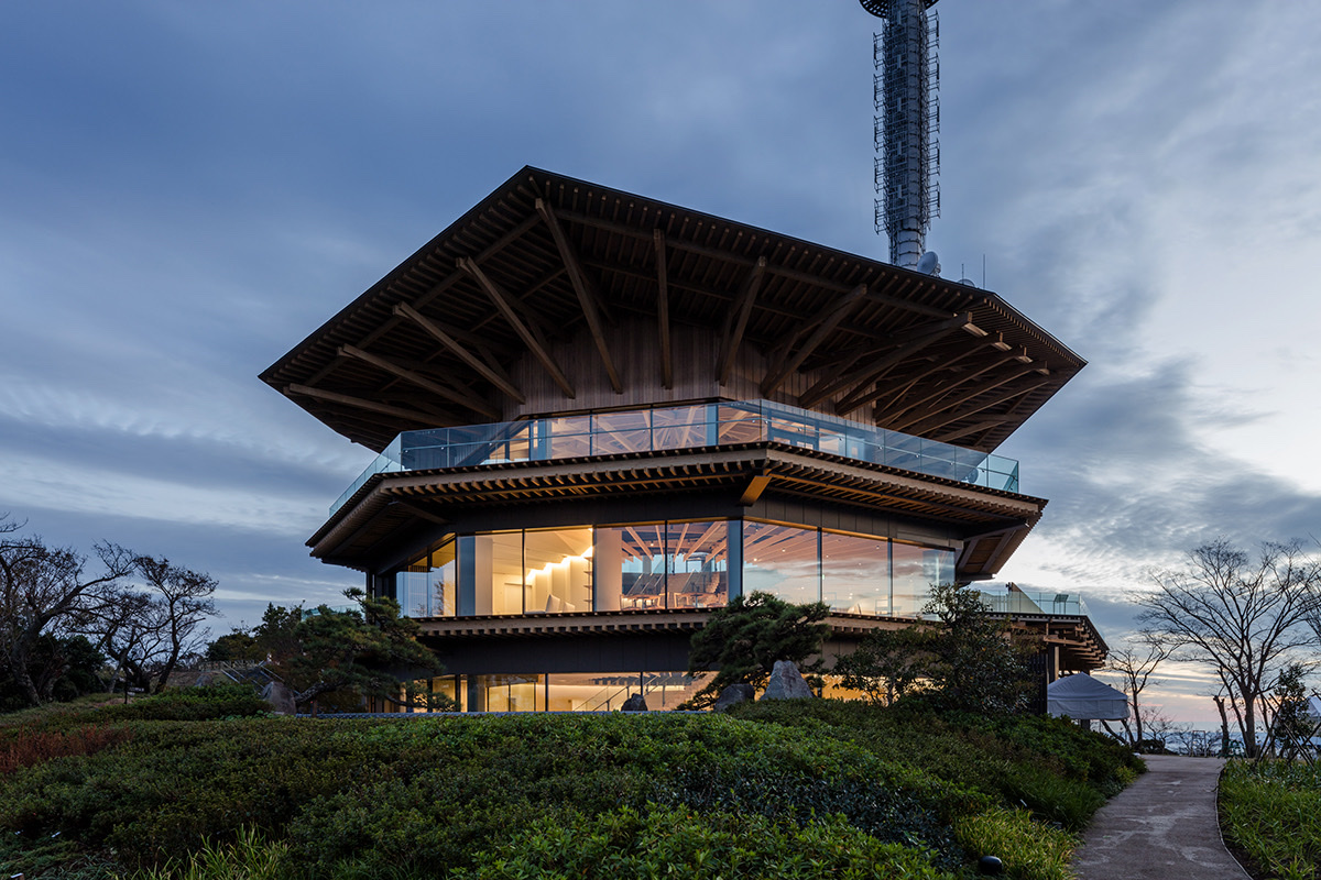 Nihondaira Yume Terrace Kengo Kuma Observation Shizuoka